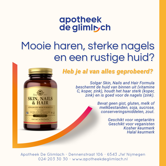 Mooie haren, sterke nagels en een rustige huid?