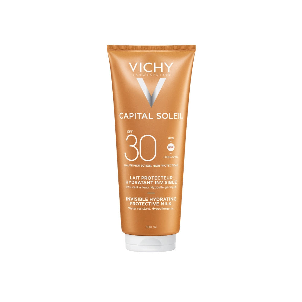 Vichy Capital Soleil Zonnebrand Melk SPF30 300ml – Bescherming voor het Hele Gezin