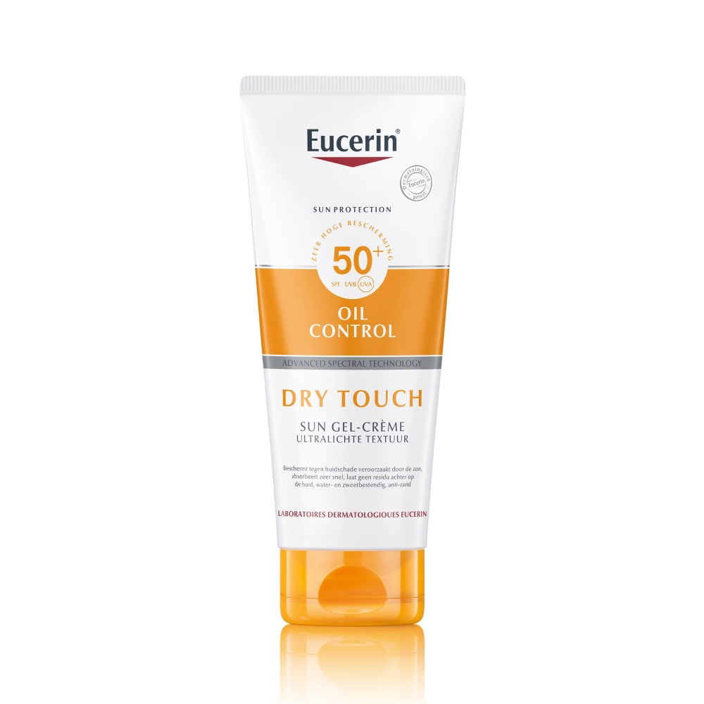 Eucerin Sun Oil Control Dry Touch Gel-Crème SPF50+ 200ml – Geavanceerde Bescherming voor de Gevoelige en Acne-gevoelige Huid