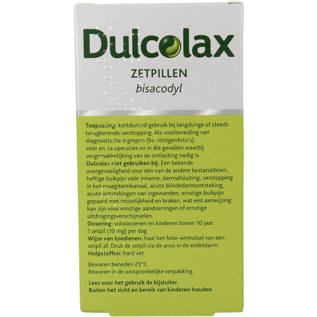 Dulcolax Bisacodyl 10mg Zetpillen – Snelle verlichting bij verstopping (6 stuks)