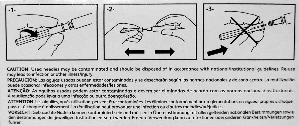 BD Microlance - Injectienaald - 0,8 x 50mm - 100 st. - Groen - 21G x 2" (Steriele naalden)
