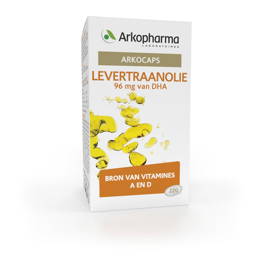 Arkocaps Levertraanolie - Bron van vitamines A en D