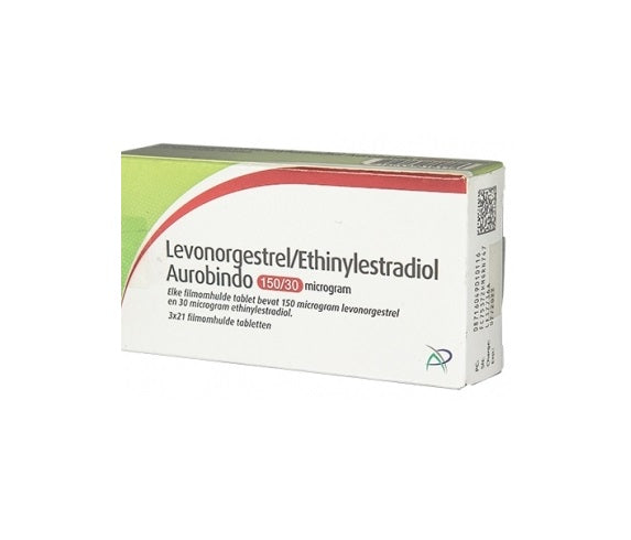 Levonorgestrel/Ethinylestradiol 0,15/0,03mg – Anticonceptiepil 6 maanden (Eugia, 126 tabletten)