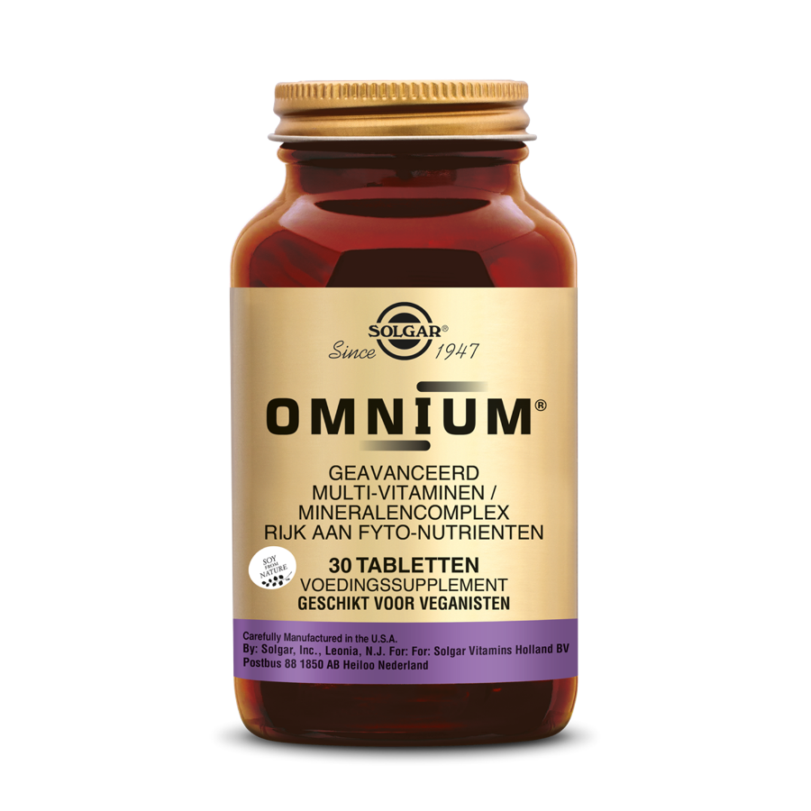 Solgar Omnium® – 30 tabletten | Premium Multivitamine & Antioxidantencomplex