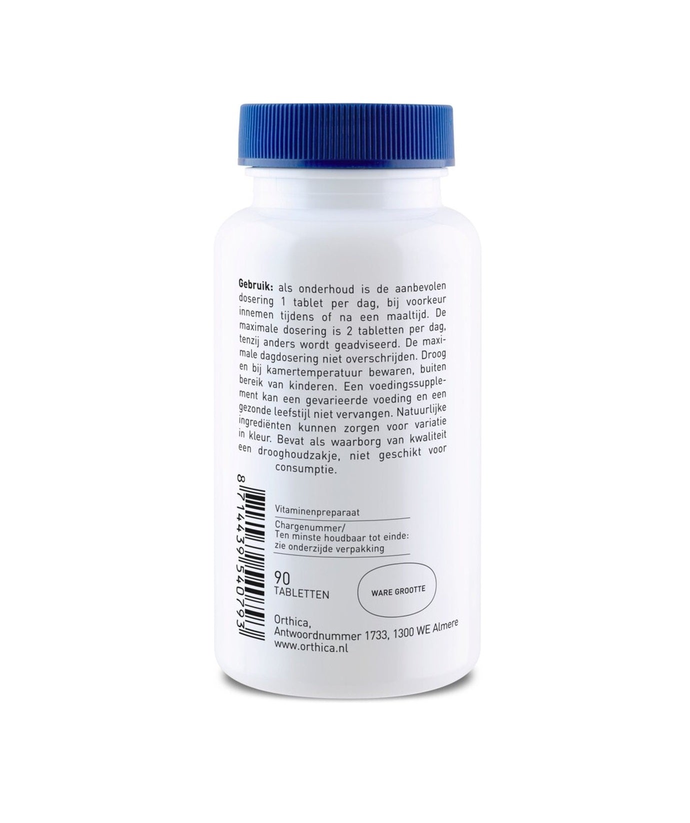 Orthica C-500 – Vitamine C voor Weerstand en Energie | 90 Tabletten