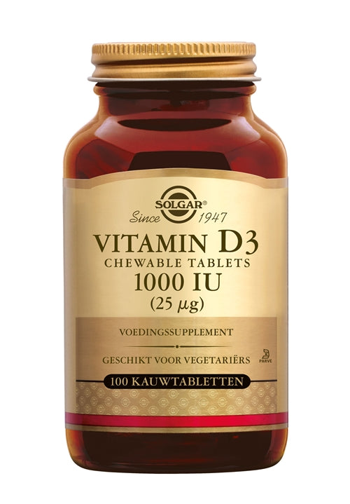Solgar - Vitamin D3 1000 IU Cholecalciferol