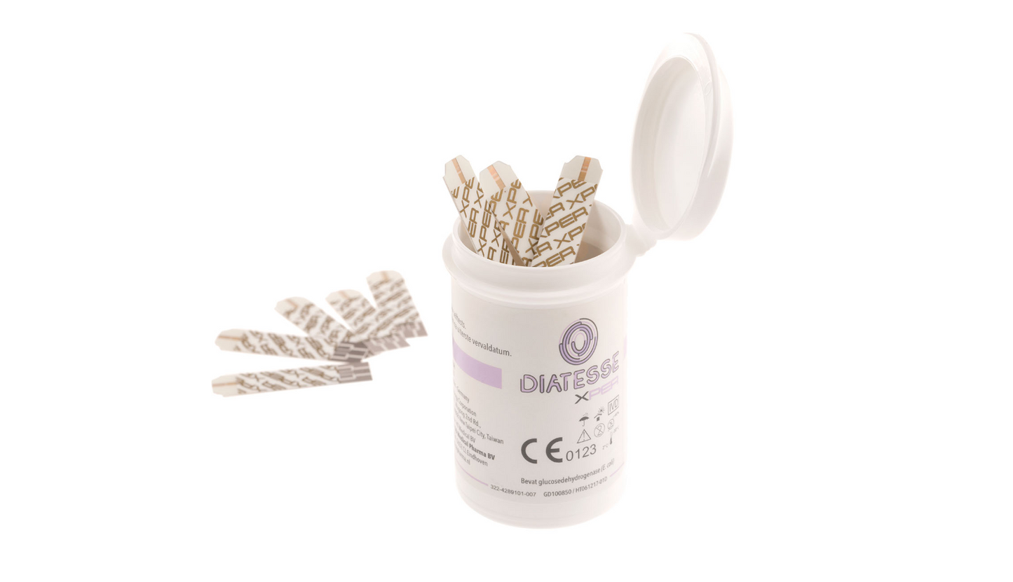 Diatesse XPER Teststrips – 50 Stuks voor Snel en Betrouwbaar Bloedglucosemeting