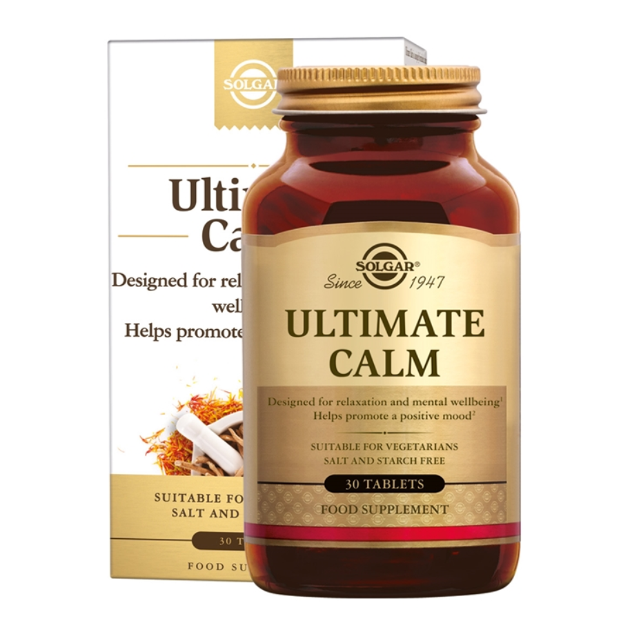 Solgar Ultimate Calm 30 tabletten – Ondersteuning voor Rust en Balans bij Stress