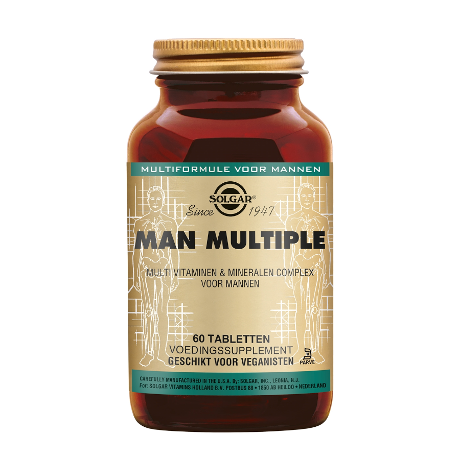 Solgar Man Multiple 60 tabletten – Complete Ondersteuning voor Mannen