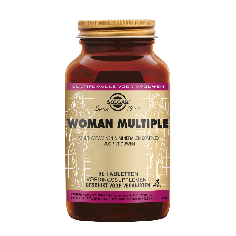 Solgar Woman Multiple – Compleet Multivitaminen- en Mineralensupplement voor Vrouwen
