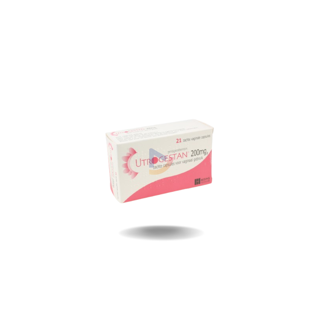 Utrogestan 200 mg – Vaginale progesteroncapsules voor IVF en HRT (15 stuks)