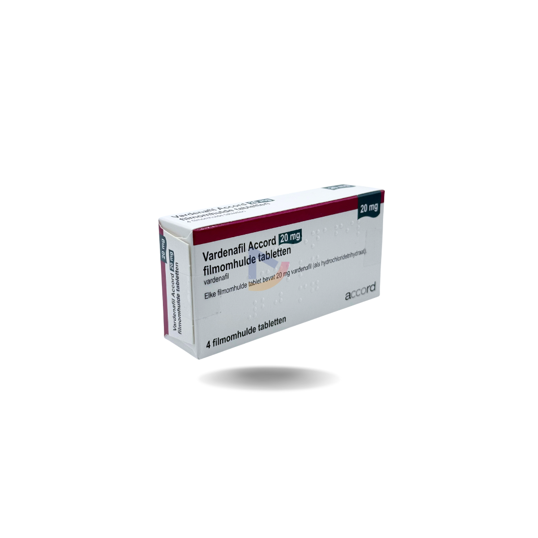 Vardenafil 20 mg – krachtige oplossing bij erectieproblemen (4 tabletten)