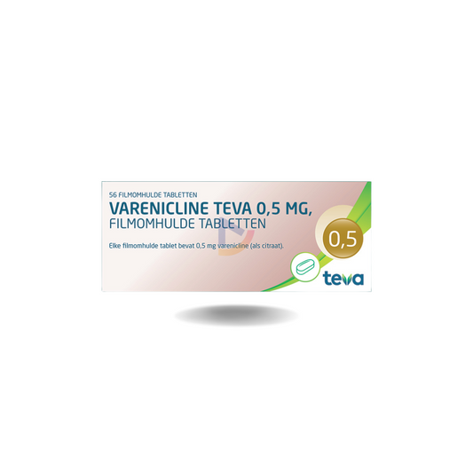 Varenicline 0,5mg – 56 tabletten kuur bij stoppen met roken (Champix alternatief)