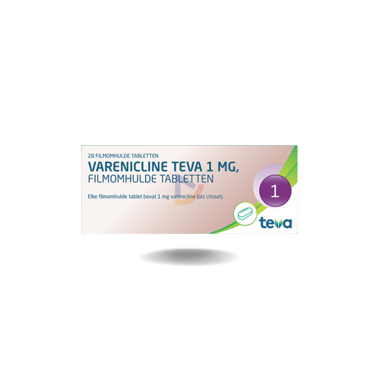 Varenicline 1 mg – 28 tabletten kuur bij stoppen met roken (Champix alternatief)