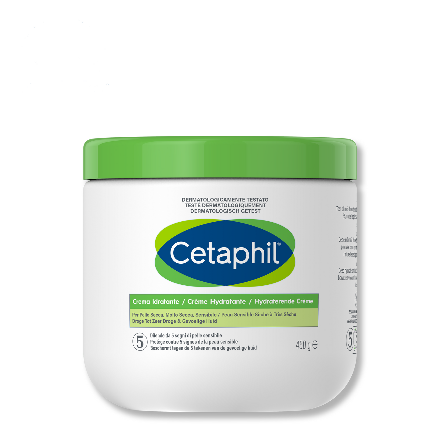 Cetaphil Hydraterende Crème 450 gram – Voor Droge tot Zeer Droge & Gevoelige Huid
