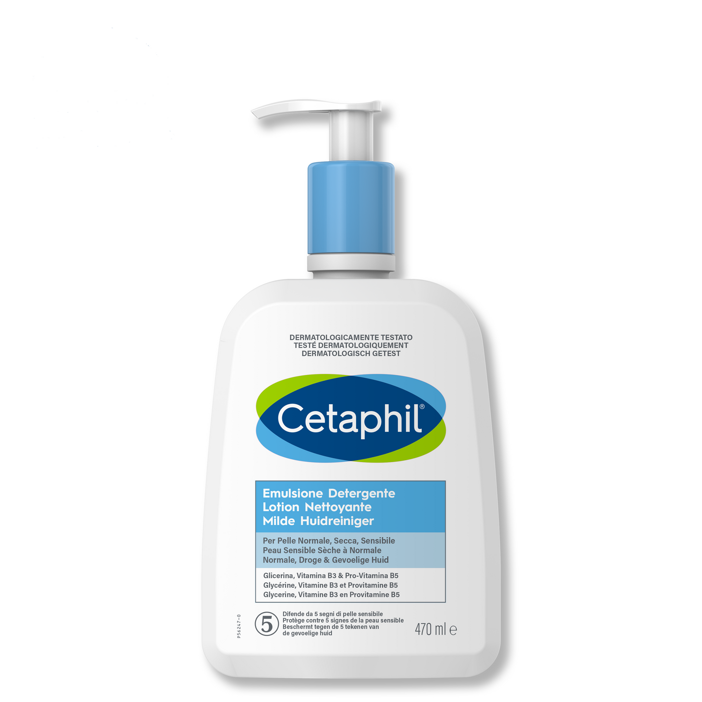 Cetaphil Milde Huidreiniger 470ml – Voor Normale, Droge & Gevoelige Huid