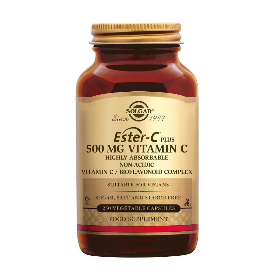 Solgar Ester-C® Plus 500 mg – Verhoog je Weerstand met Effectieve Vitamine C