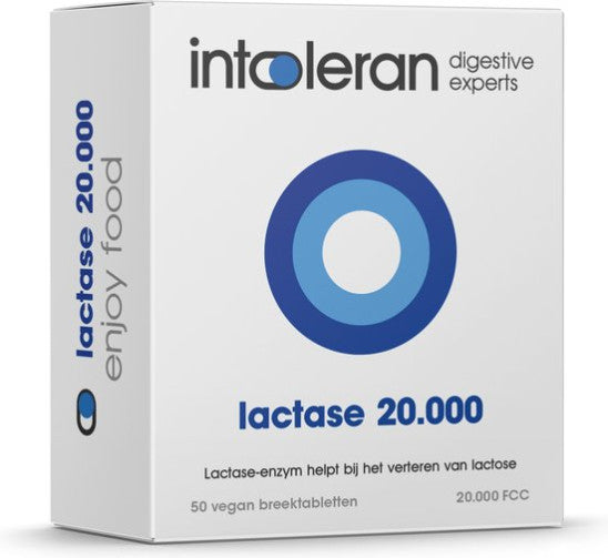 Intoleran lactase 20000 FCC 50 stuks