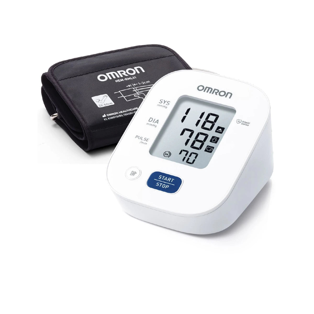 Omron M2 Plus Bloeddrukmeter – Betrouwbare metingen met één druk op de knop