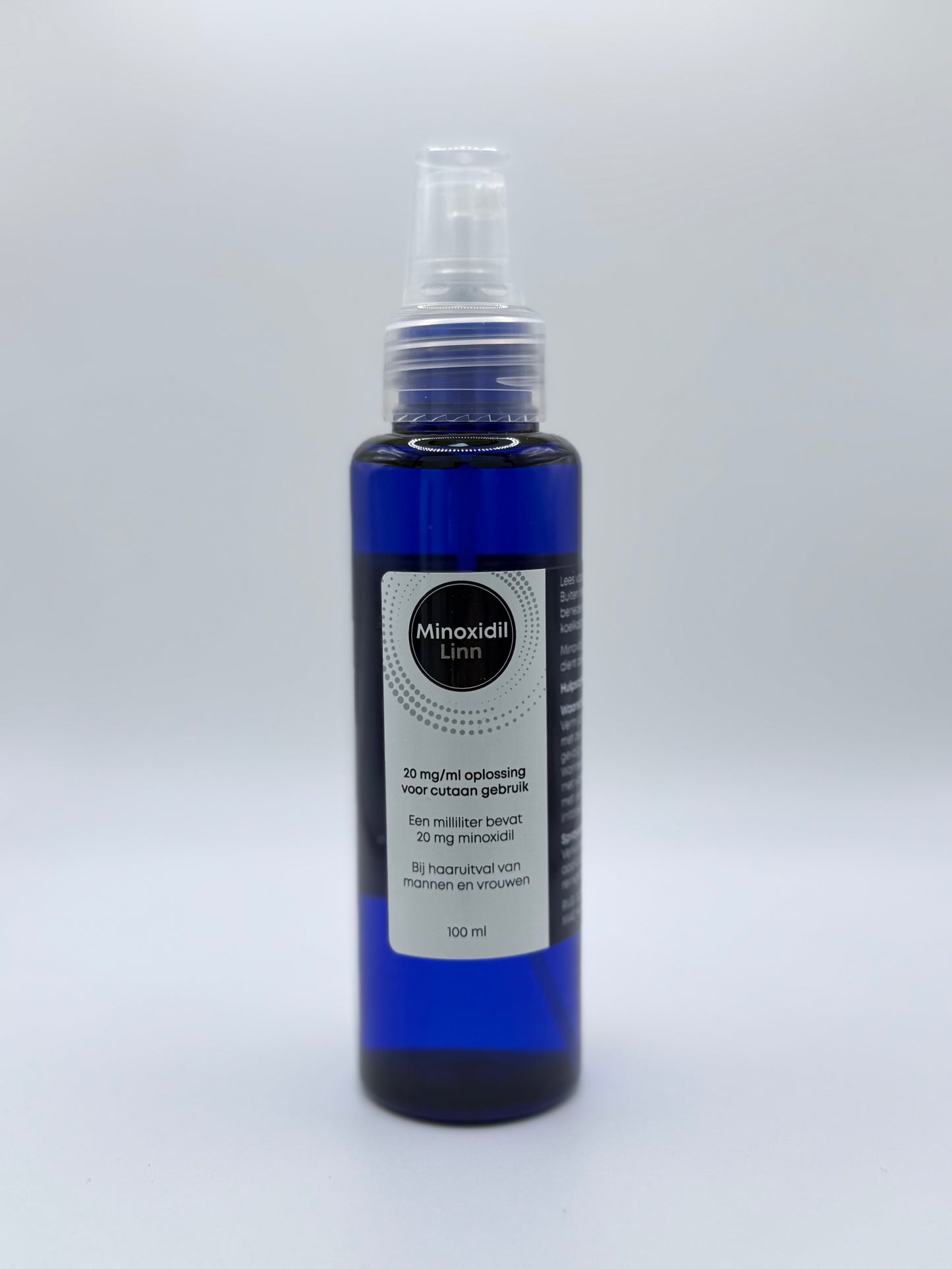 Minoxidil Linn 2% oplossing – 100ml haargroeimiddel bij erfelijke haaruitval voor mannen en vrouwen