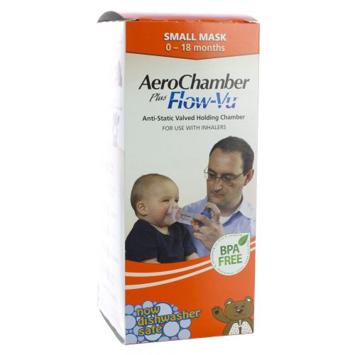 AeroChamber Flow-Vu Masker voor Baby’s 0–18 Maanden | Effectieve inhalatie via puffer