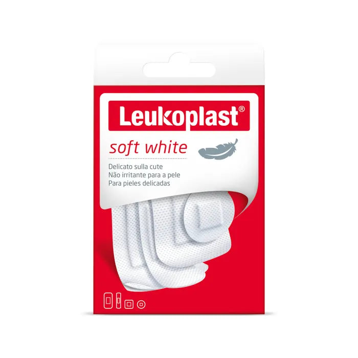 Leukoplast Soft White 6×10 cm – Zachte en flexibele pleister voor gevoelige huid en kleine wonden