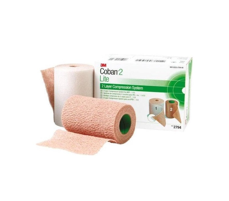 Coban 2 Lite Twee Lagen Compressiesysteem – Voor Effectieve en Comfortabele Compressie