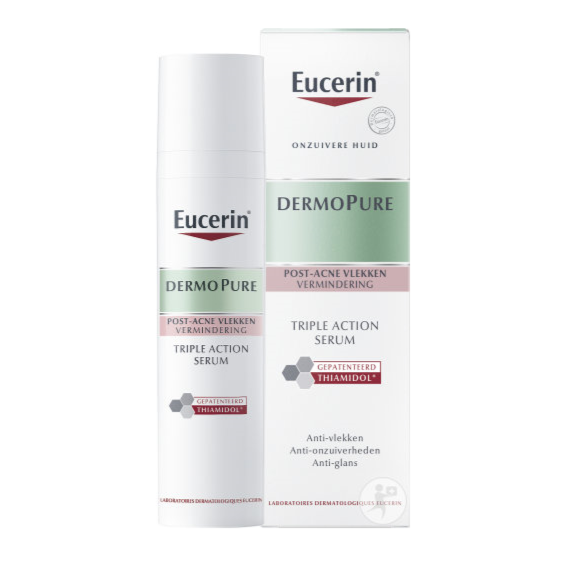 Eucerin DermoPure Triple Action Serum 30ml – Vermindert Post-Acne Vlekken en Onzuiverheden