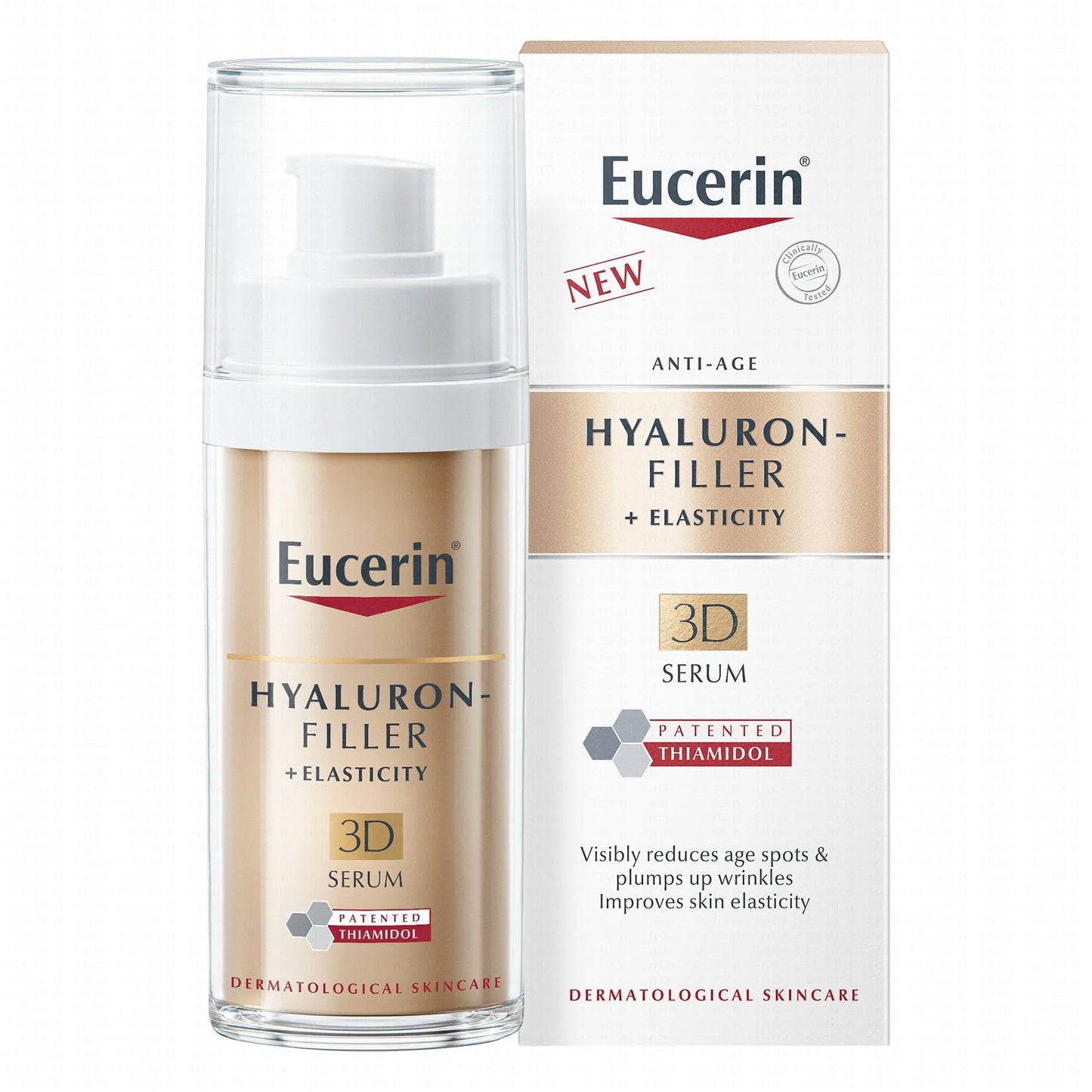 Eucerin Hyaluron-Filler + Elasticity 3D Serum 30ml – Serum tegen Ouderdomsvlekken, Rimpels en Verlies van Elasticiteit