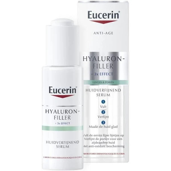 Eucerin Hyaluron-Filler Huidverfijnend Anti-Age Serum 30ml – Voor Fijne Lijntjes en Verfijnde Poriën