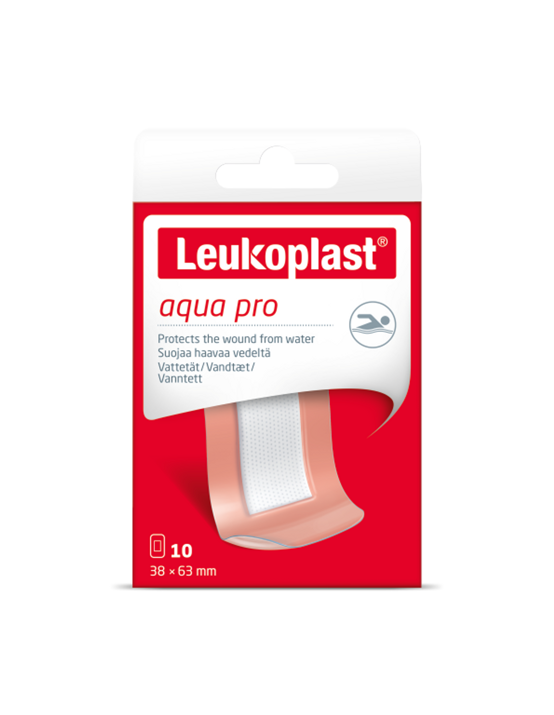 Leukoplast Aqua Pro 10 stuks – Waterdichte en ademende pleisters voor betrouwbare wondbescherming