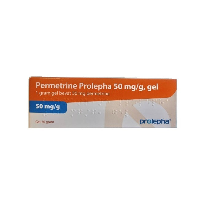 Prolepha Permetrine 50mg/g Gel 30g - Effectieve Behandeling tegen Schurft