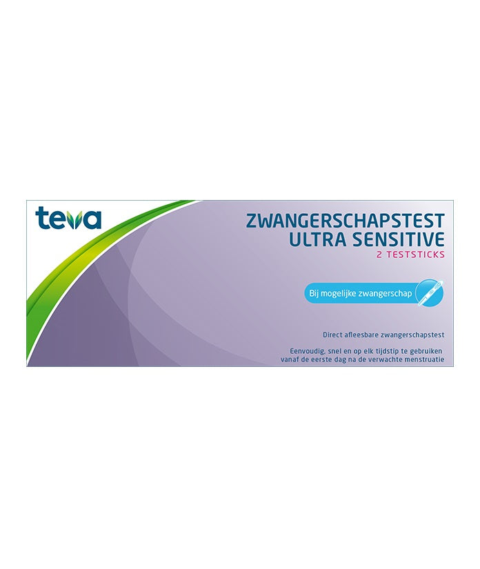 Zwangerschapstest Teva Ultra Sensitive – Betrouwbaar en Extra Gevoelig