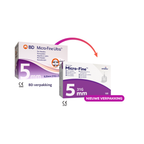 Embecta Micro-Fine Pennaalden 0,25x5mm 31G – 100 stuks
