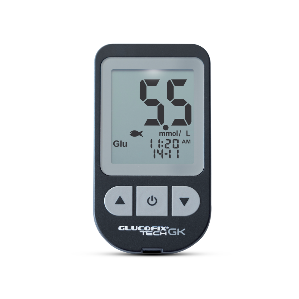 Glucofix TECH GK Glucosemeter Startpakket – Nauwkeurige Bloedglucose- en Ketonmeting