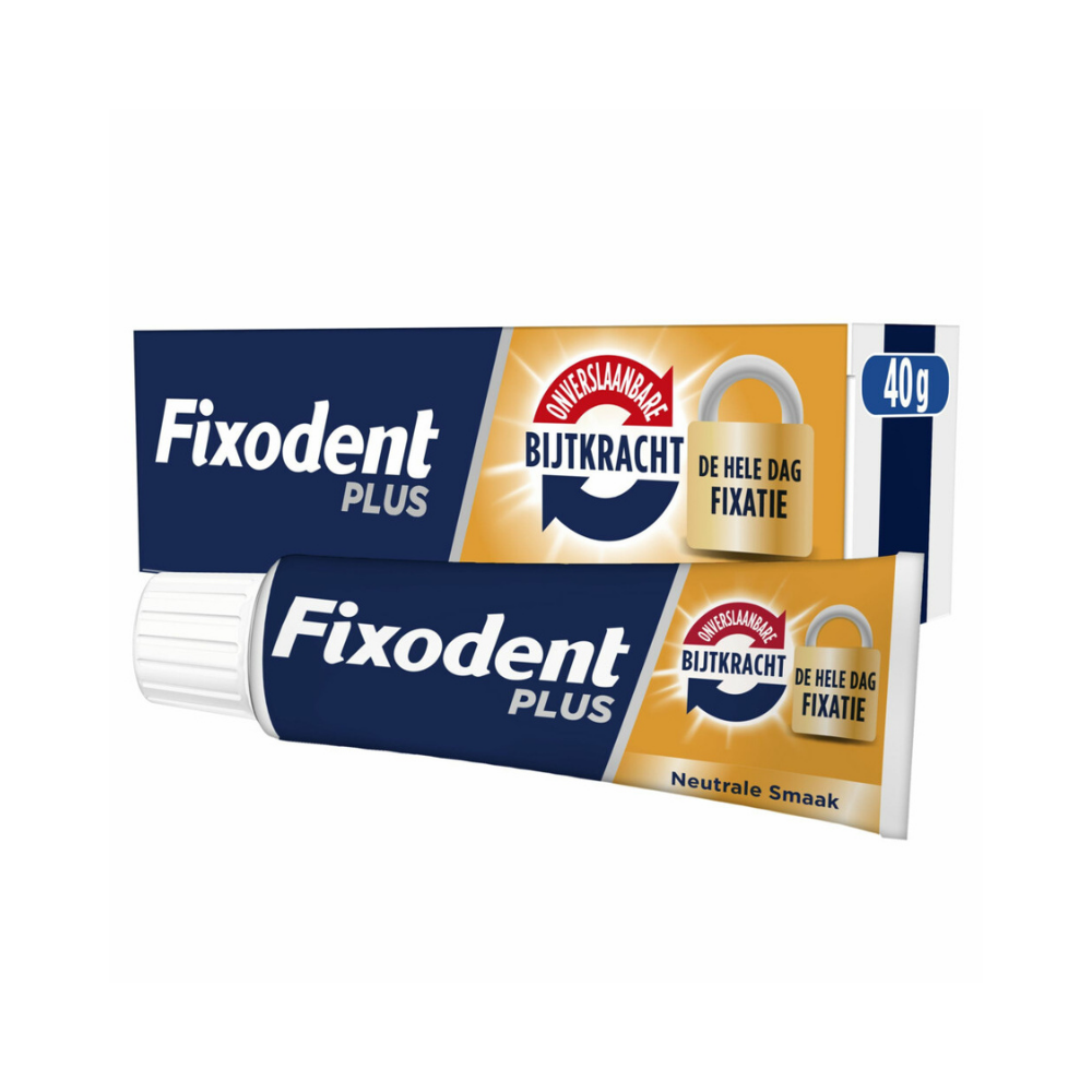 Fixodent Kleefpasta Kunstgebit Dual Power 40 g – Houvast & Frisse Adem