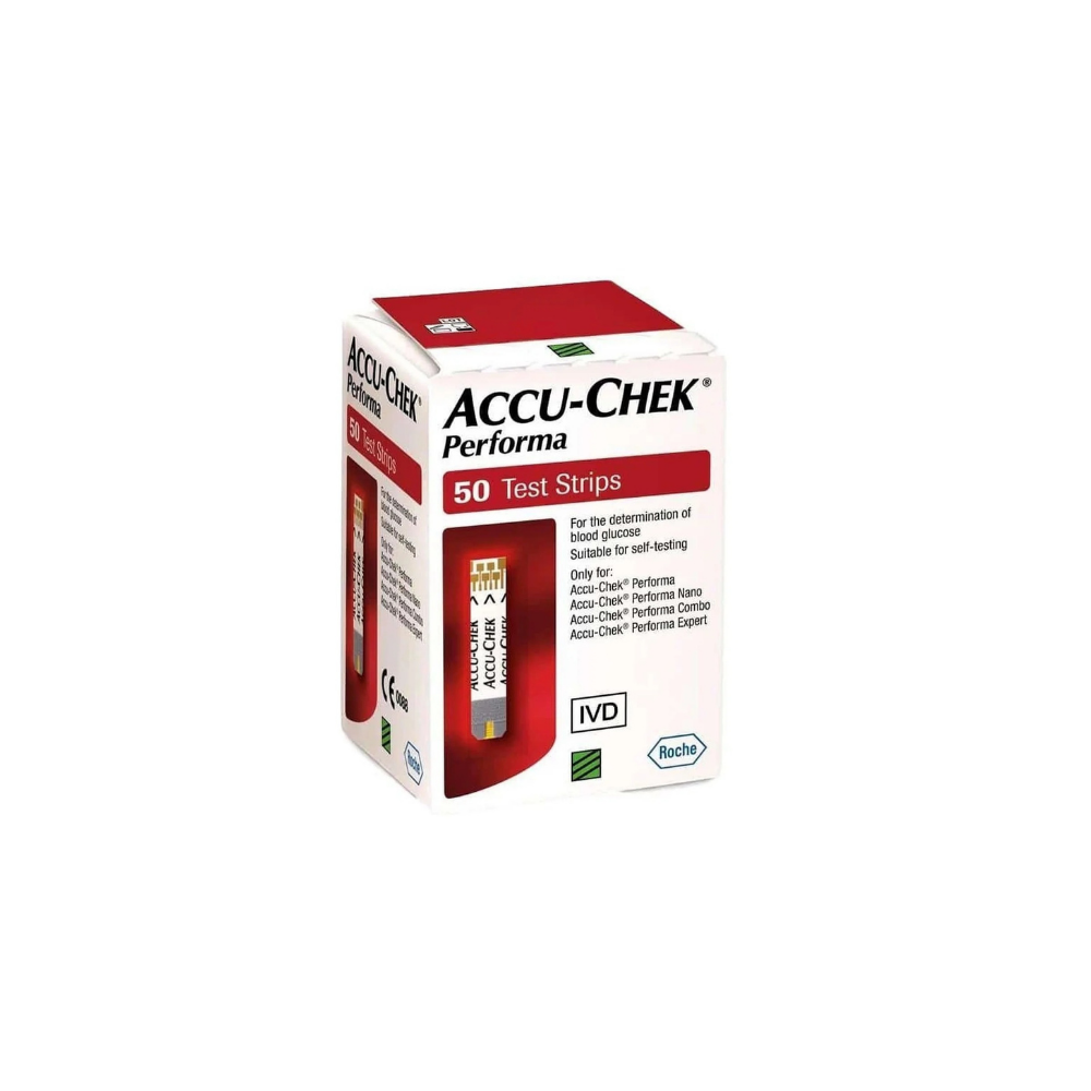 Accu-Chek Performa Teststrips Actiepakket 2x50 Stuks – Voorzorgsverpakking voor Betrouwbare Glucosemetingen