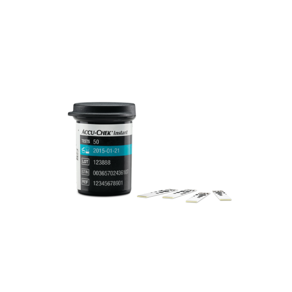 Accu-Chek Instant Teststrips 50 stuks – Nauwkeurige en Betrouwbare Bloedsuikermeting