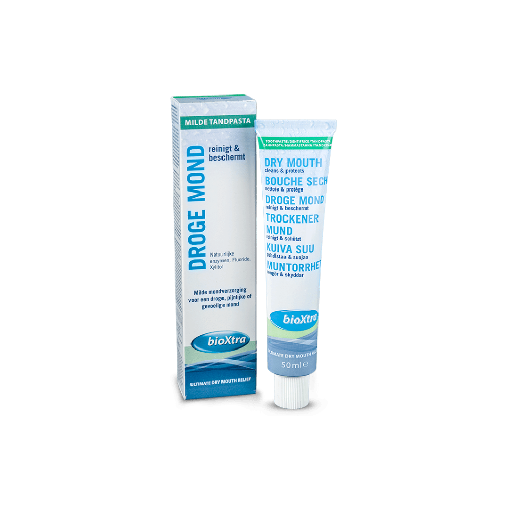 BioXtra Tandpasta Droge Mond 50 ml – Stimuleert Speekselproductie