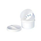 Gebitsbakje Plastic Wit – Opbergen Gebitsprothese