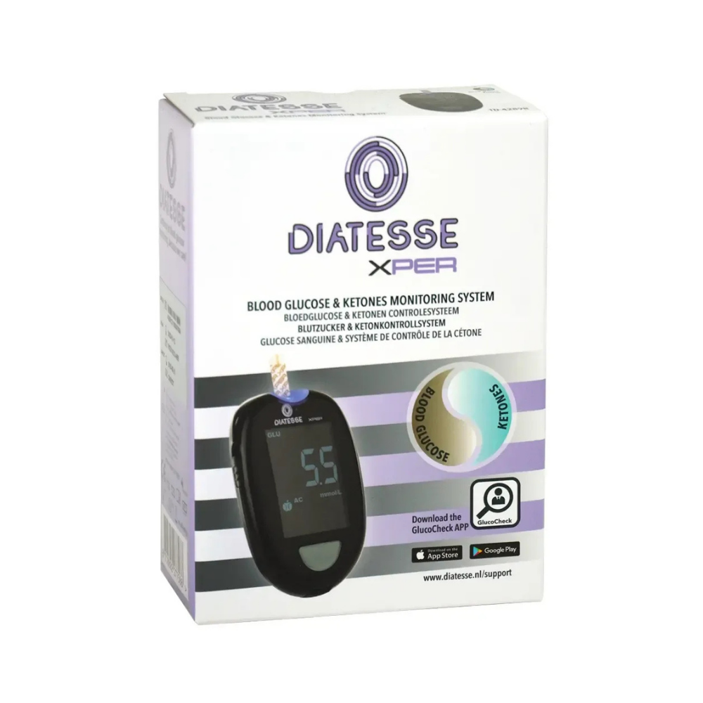 Diatesse XPER Glucosemeter Startpakket – Voor Betrouwbare Glucose- en Ketonentesten
