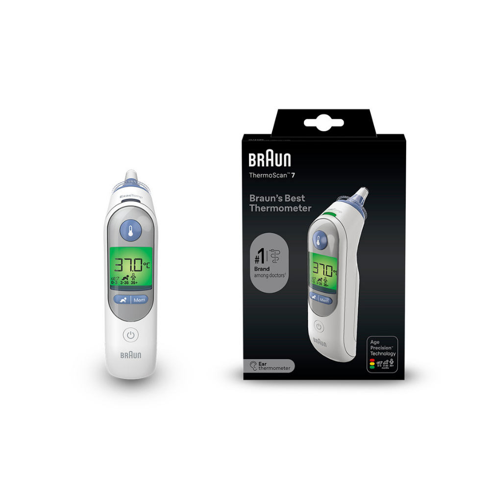 Braun ThermoScan 7 - oorthermometer met ExacTemp-verificatie en resultaat in 3 seconden