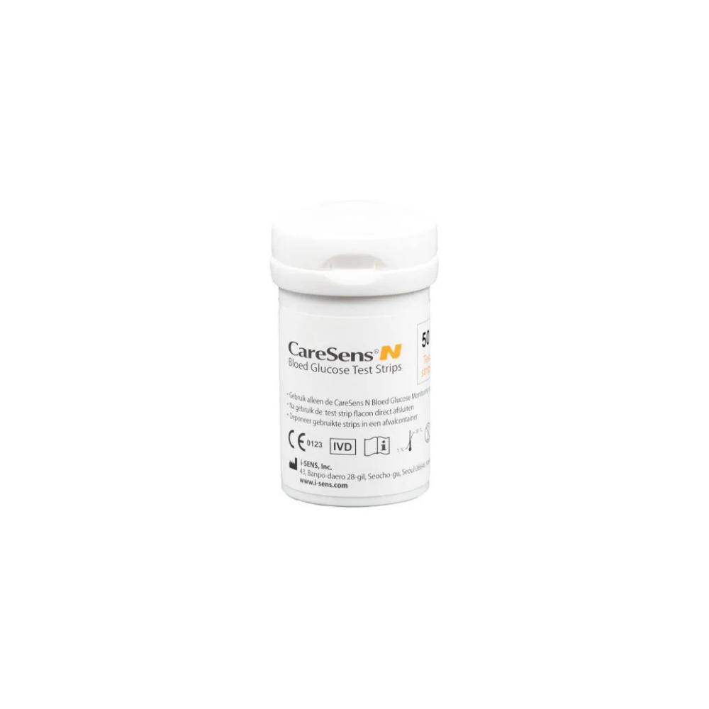 CareSens N Teststrips – 50 Stuks voor Betrouwbare Bloedglucosemetingen