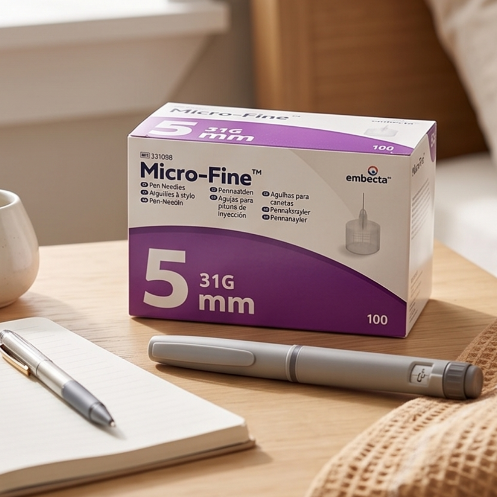 Embecta Micro-Fine Pennaalden 0,25x5mm 31G – 100 stuks