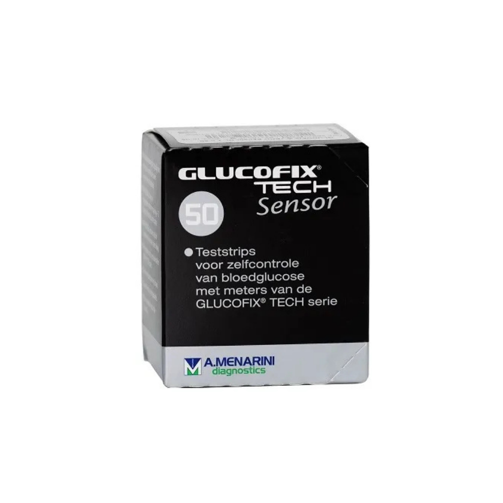 Glucofix Tech Sensor Teststrips – 50 Stuks voor Nauwkeurige en Betrouwbare Glucosemetingen