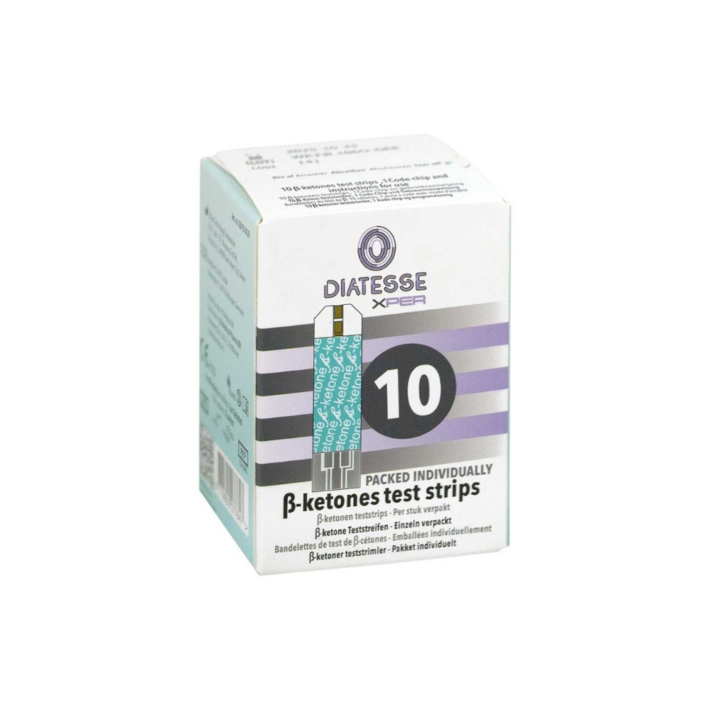 Diatesse XPER Ketonen Teststrips – 10 Stuks voor Nauwkeurige Ketonenmetingen