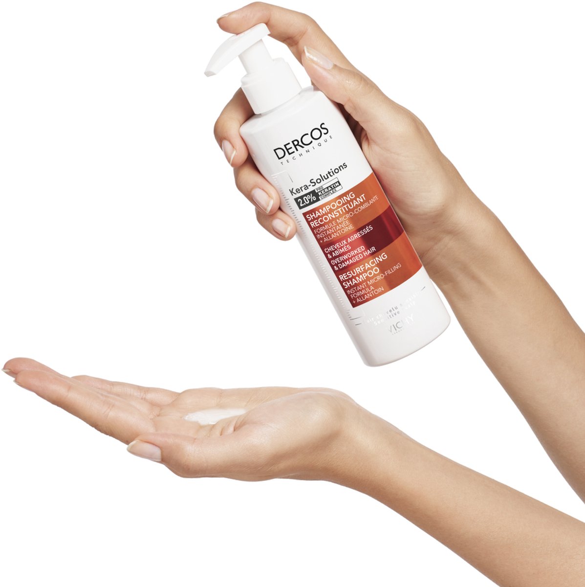 Vichy Dercos Kera-Solutions Herstellende Shampoo 250ml – Voor Beschadigd Haar