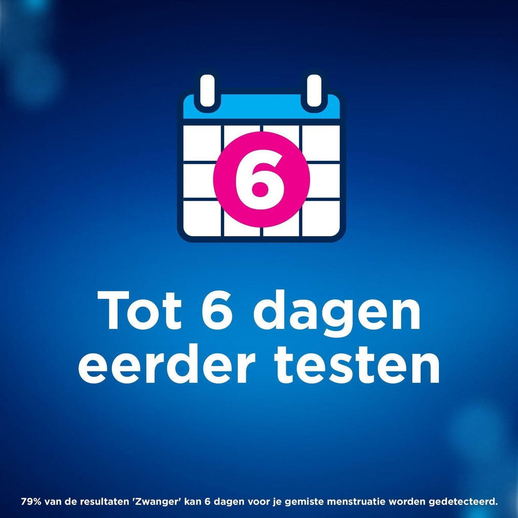 Clearblue Ultravroeg Zwangerschapstest 1 stuk – Extra gevoelig, 10 mIU/ml