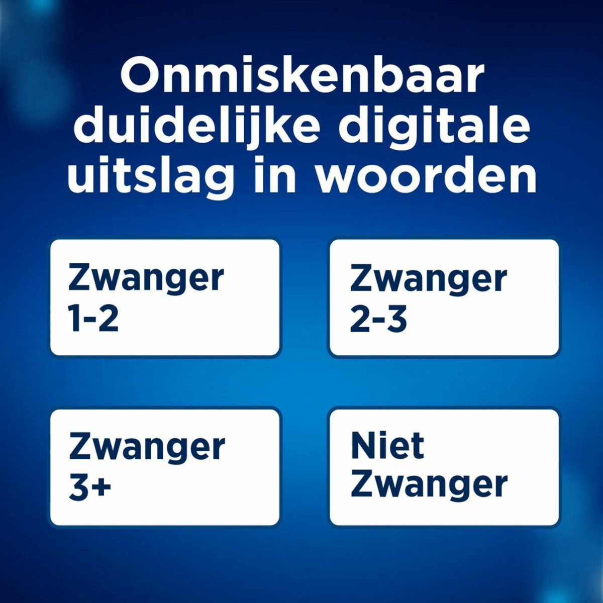 Clearblue Digitale Zwangerschapstest met Wekenindicator 1 stuk – Uitslag in woorden