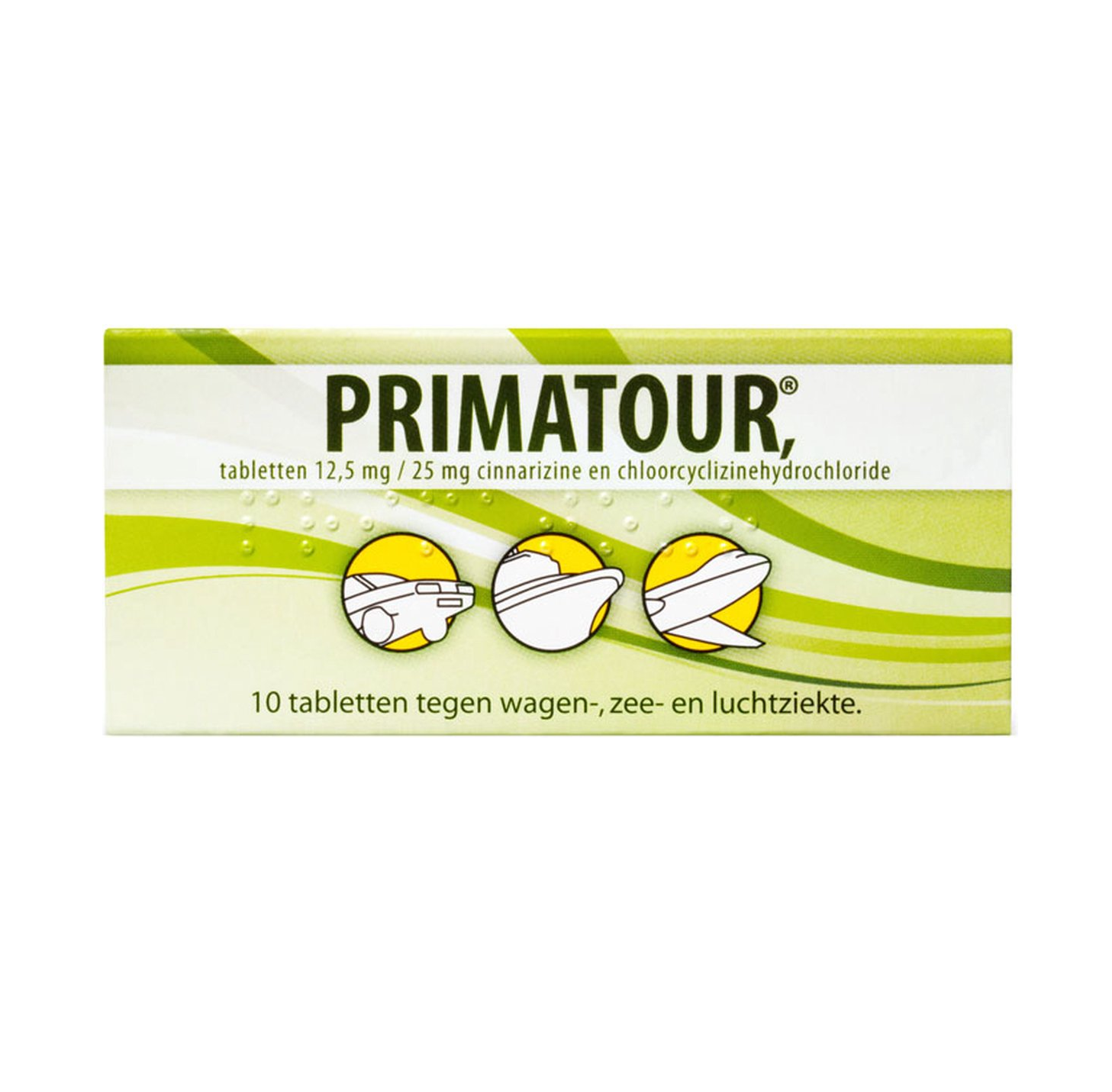 Primatour Reistabletten – 10 stuks | Voorkomt en Behandelt Wagen-, Zee- en Luchtziekte